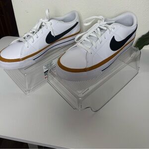 Nike White and Tan women s Sneakers